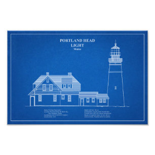 Portland Head Lighthouse - Maine - AD Fotodruck