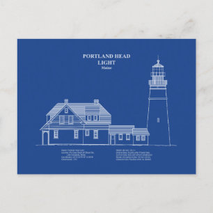Portland Head Lighthouse - Maine - AD Postkarte