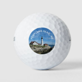 Portland Head Lighthouse Maine Foto Golfball