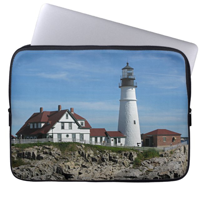 Portland Head Lighthouse, Maine Laptopschutzhülle (Vorderseite)