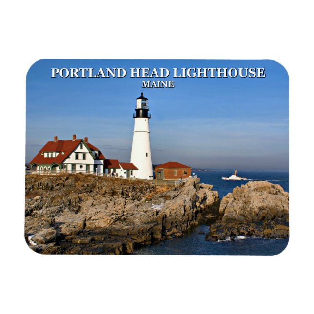 Portland Head Lighthouse, Maine Magnet (Horizontal)