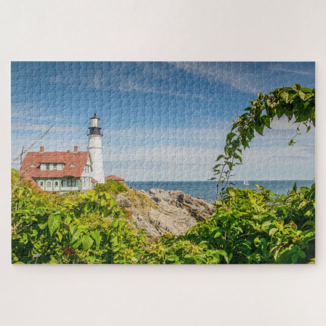 Portland Head Lighthouse Maine Puzzle (Horizontal)