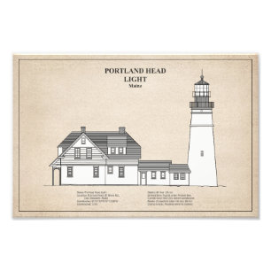 Portland Head Lighthouse - Maine - SBD Fotodruck