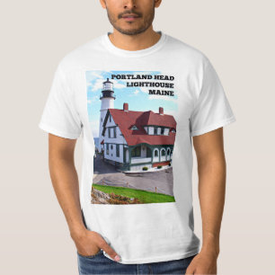 Portland Head Lighthouse, Maine T - Shirt