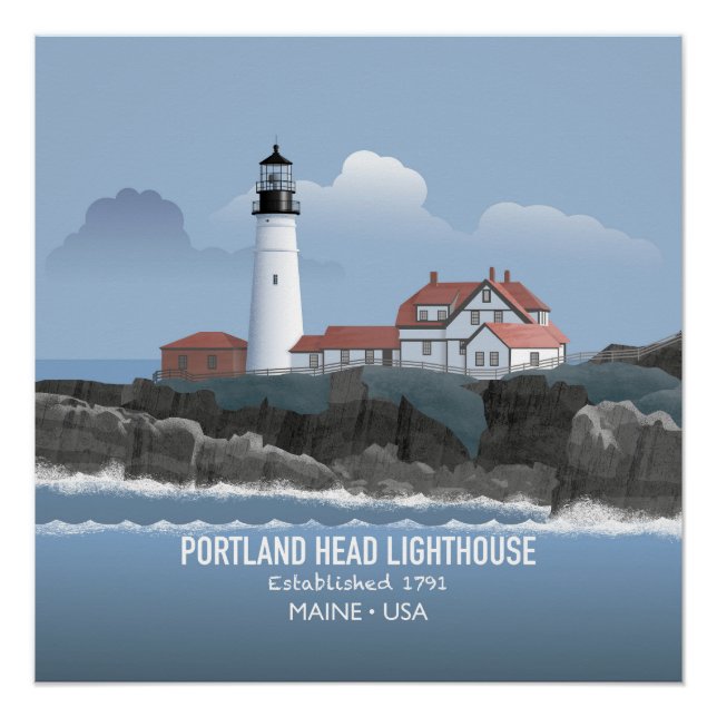 Portland Head Lighthouse Poster (Vorderseite)