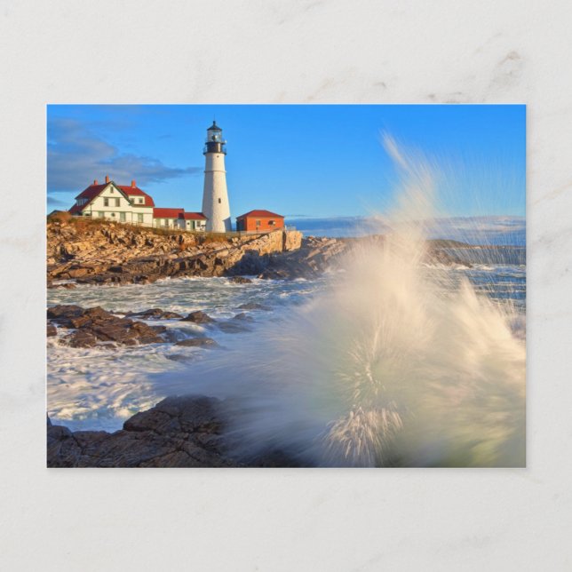 Portland Head Lighthouse Postkarte (Vorderseite)