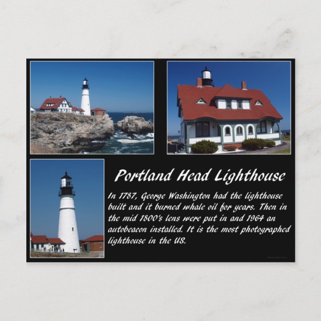 Portland Head Lighthouse Postkarte (Vorderseite)