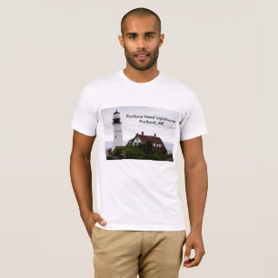 Portland Head Lightouse Maine Personalize T-Shirt