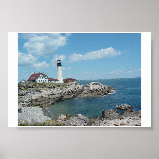 Portland Headlight Poster (Vorne)