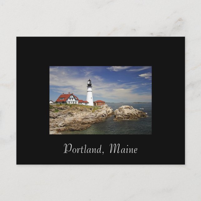 Portland Maine Postcard Postkarte (Vorderseite)