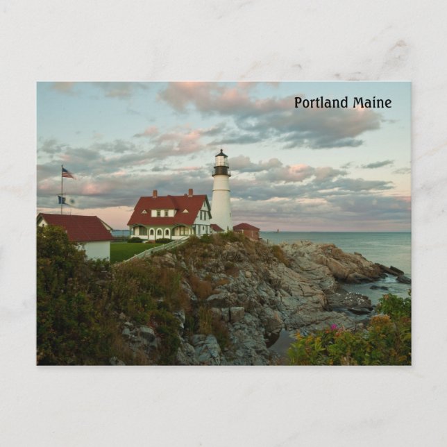 Portland Maine Postkarte (Vorderseite)