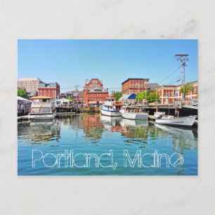 Portland, Maine, USA Postkarte