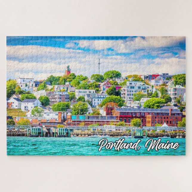 Portland, Maine, Vereinigte Staaten Puzzle (Horizontal)