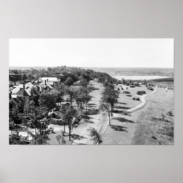 Portland, Maine Western Promenade Poster (Vorne)