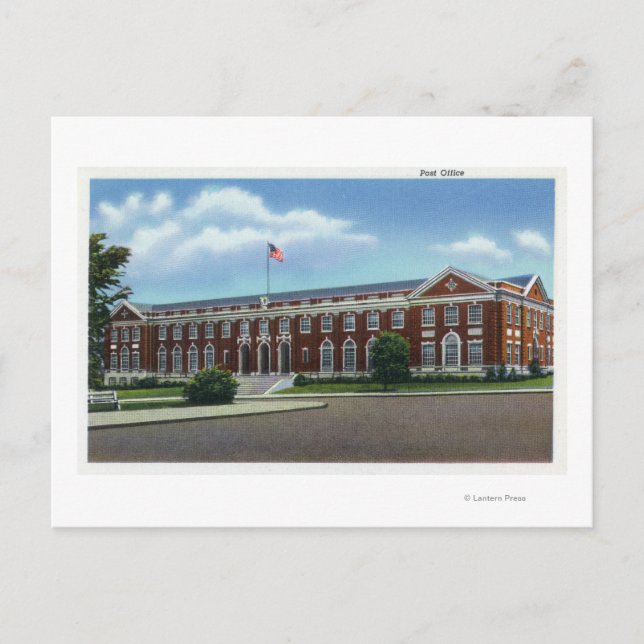 Portland, MaineAußenansicht der Post Postkarte (Vorderseite)