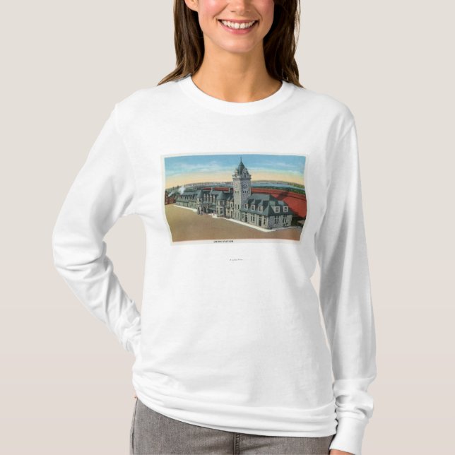 Portland, MaineExterior Ansicht der T-Shirt (Vorderseite)