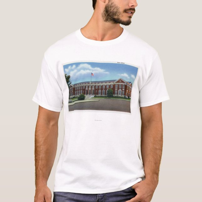 Portland, MaineExterior Ansicht des Postens T-Shirt (Vorderseite)