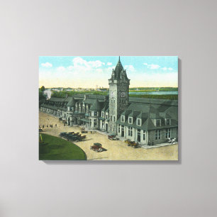 Portland, MaineExterior Sicht auf die Gewerkschaft Leinwanddruck