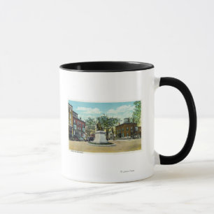 Portland, MaineLongfellow Monument und Quadrat Tasse