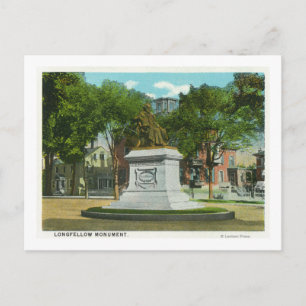 Portland, MaineOverhead Ansicht von Portland Postkarte