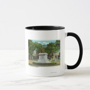 Portland, MaineOverhead Ansicht von Portland Tasse