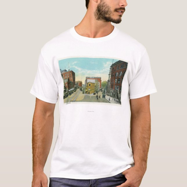 Portland, MaineScenic Ansicht des T-Shirt (Vorderseite)