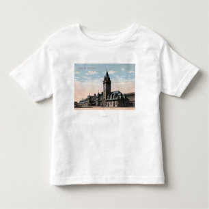 Portland, MaineUnion Stations-Eisenbahn-Ansicht Kleinkind T-shirt