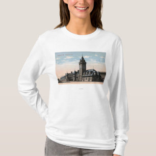 Portland, MaineUnion Stations-Eisenbahn-Ansicht T-Shirt