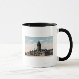 Portland, MaineUnion Stations-Eisenbahn-Ansicht Tasse