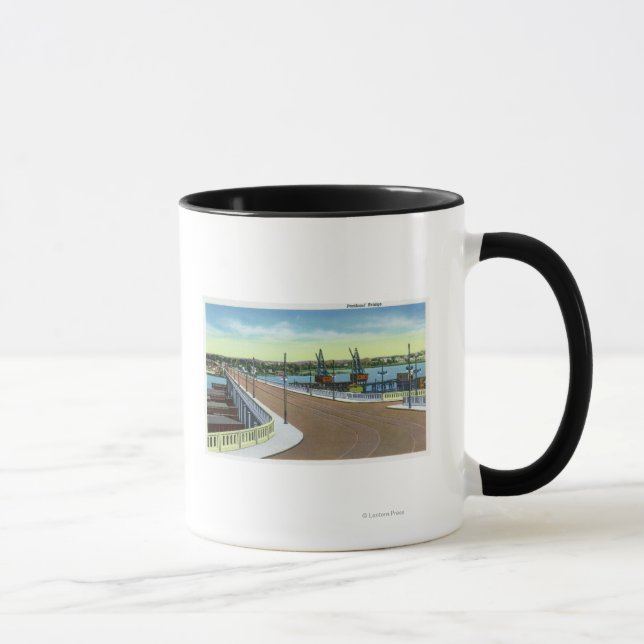 Portland, MaineView der Portland Brücke Tasse (Rechts)