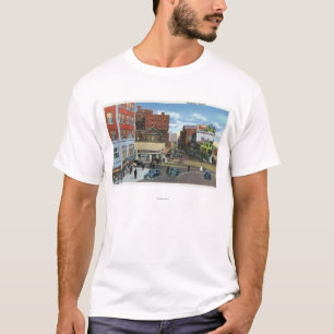 Portland, MaineView des Kongress-Quadrats T-Shirt