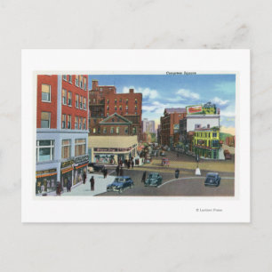 Portland, MaineView of Congress Square Postkarte