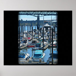 Portland Marina Poster