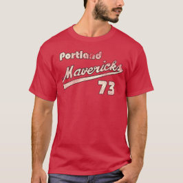 Portland Mavericks Retro Defunktional Baseball Jer T-Shirt