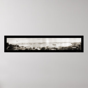 Portland ME Harbour Foto 1910 Poster