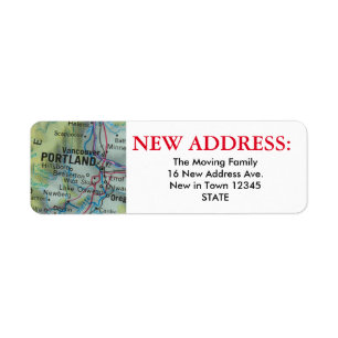 Portland New Address Label