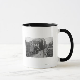 Portland, ODER Ansicht des Third Street Fotografen Tasse