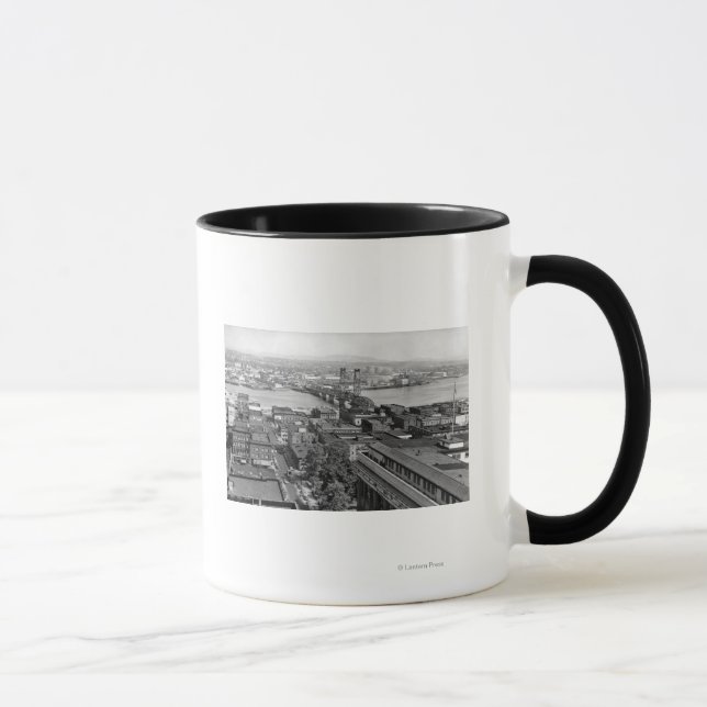 Portland, ODER Aussicht auf die Stadt und die Hawt Tasse (Rechts)