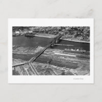 Portland, oder Broadway Bridge und Depot