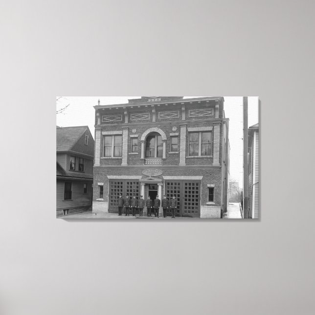 Portland, ODER Feuerstelle #17 View photo Leinwanddruck (Vorderseite)