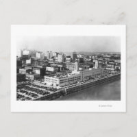 Portland, oder Luftansicht von der Hawthorne Brück