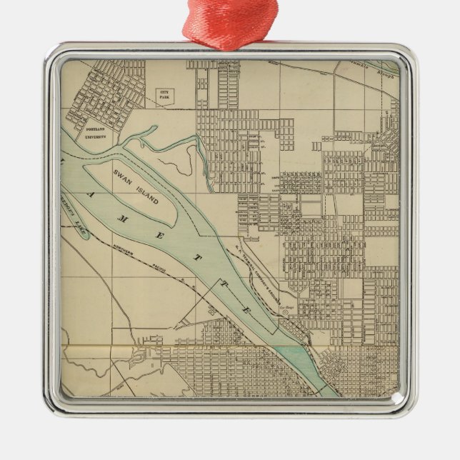Portland oder ornament aus metall (Vorne)