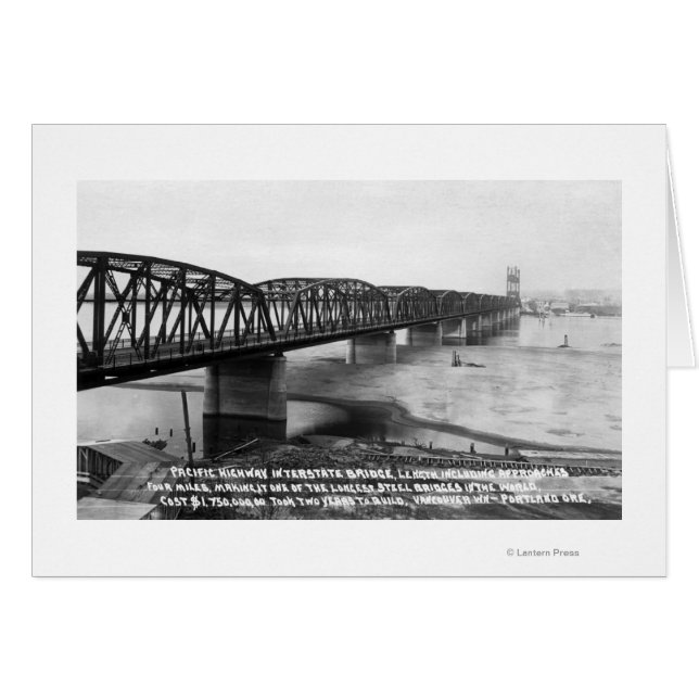 Portland, oder Pazifische Autobahnbrücke (Vorderseite (Horizontal))