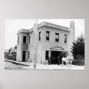 Portland ODER Pferdewagen der Feuerwache-#30 Poster