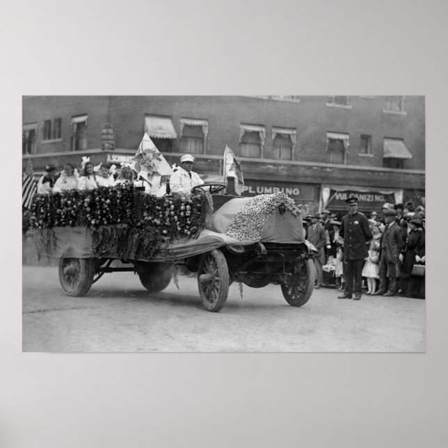 Portland, Oder Rose Festival Parade Flops Poster (Vorne)