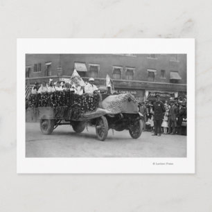 Portland, Oder Rose Festival Parade Flops Postkarte