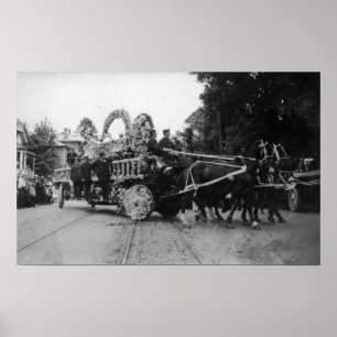 Portland, Oder Rose Festival Parade für Kletterhex Poster