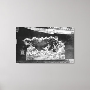 Portland, OR Parade Float Pearls of the Pacific Leinwanddruck