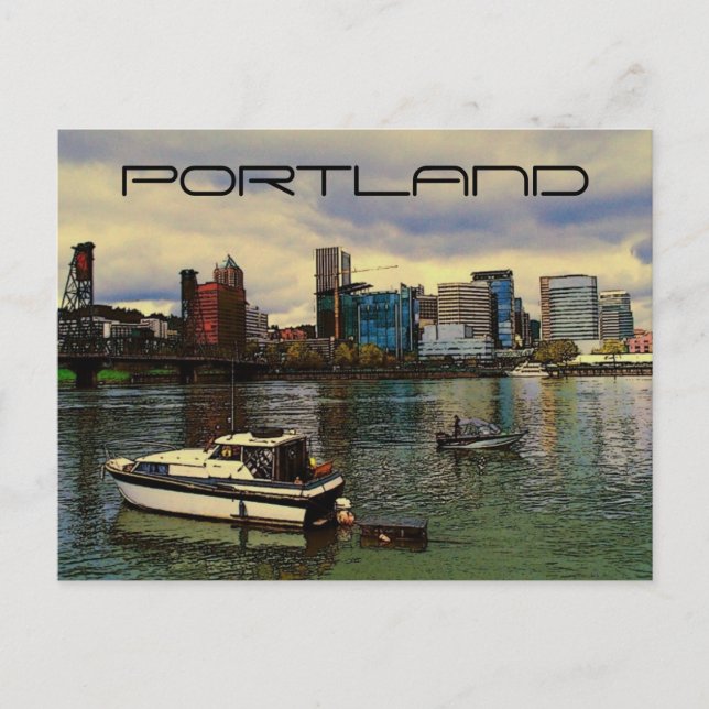 Portland (OR) Postkarte (Vorderseite)