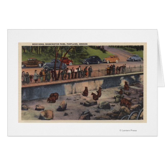 Portland, ORBear Dens in Washington Park (Vorderseite (Horizontal))